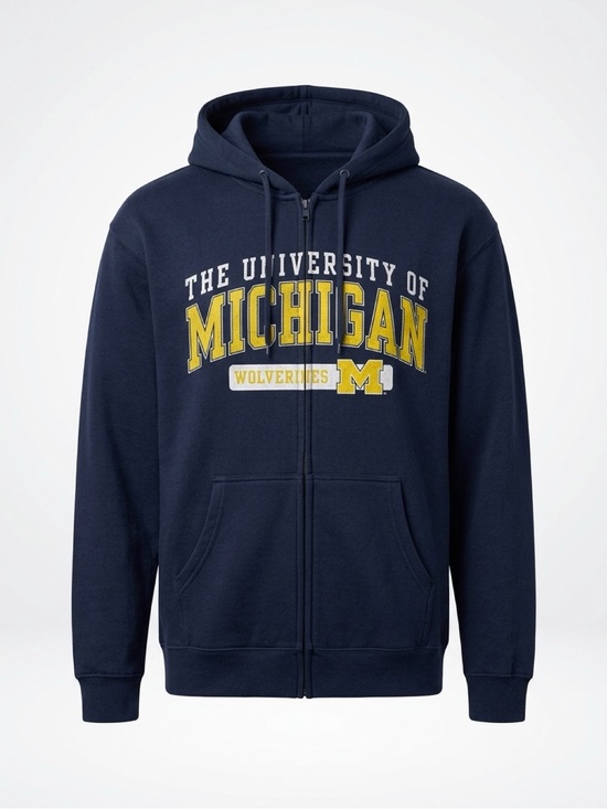 Jansport Other - Jansport VTG University of Michigan Navy Zip-Up Hoodie, Men’s L, GUC